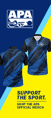 A blue and yellow shirt with the words support the sport on it